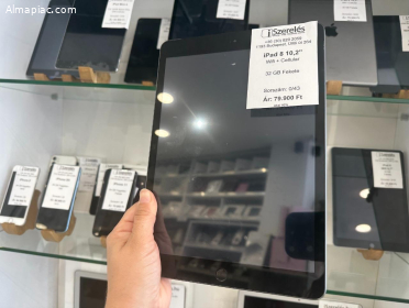 6 hónap jótállás | iPad 8 32GB Wifi+LTE (0/43) iSzerelés.hu