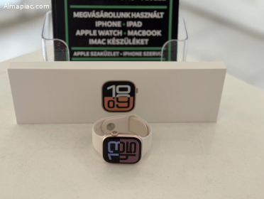 Apple Watch 10 42mm Rose Újszerű/1-3 hónap gar./Akku 98%/p4767