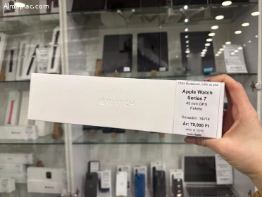 Apple watch Series 7 45mm fekete új akkuval (14/14) iSzerelés.hu