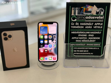 iPhone 11 Pro 256GB Független Újszerű/1-3 hónap gar./Akku 97%/p4781