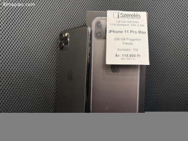 iPhone 11 Pro Max 256GB független akku 100% (105)iSzerelés.hu