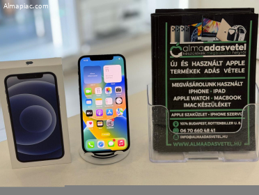 iPhone 12 128GB Vodafone Használt/1-3 hónap gar./Akku 85%/p4561