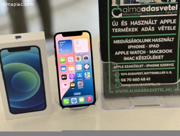 iPhone 12 Mini 128GB Független Használt/1-3 hónap gar./Akku 100%/p4580