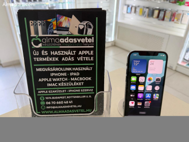 iPhone 12 Pro 128GB Független Megkímélt/1 hónap gar./Akku 80%/p4861