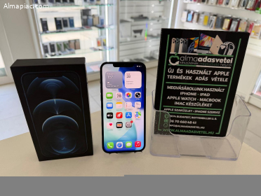 iPhone 12 Pro Max 128GB Független Megkímélt/1 hónap gar./Akku 100%/p48