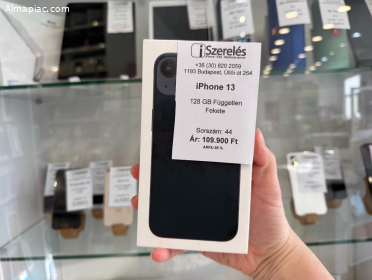 iPhone 13 128GB független fekete akku 85% (44) iSzerelés.hu