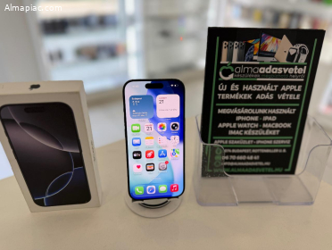 iPhone 16 Pro 128GB Független Használt/1-3 hónap gar./Akku 89%/p4813