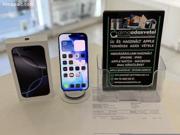 iPhone 16 Pro 128GB Hibátlan/2027.09.27 Gar./Akku 93%/pzn