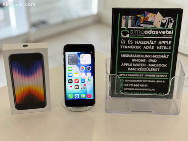 iPhone SE 2022 3Gen. 64GB Független Hibátlan/1-3 hónap gar./Akku 90%/p