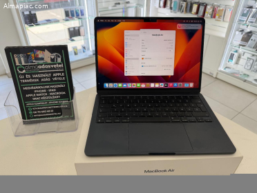 MacBook Air M2 8GB/256ssd/Újszerű/1-3 hónap gar./Akku 100%/p4460
