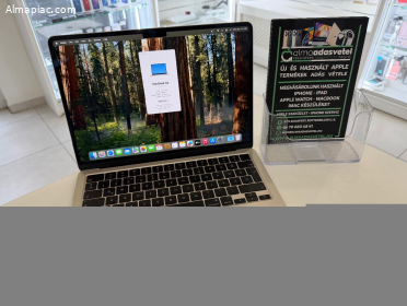 MacBook Air M4 16GB/256ssd/Hibátlan/2026.06.21.Apple gar./Akku 98%/