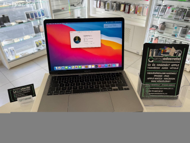 MacBook Pro M1 13"/8GB/256ssd/Újszerű/1-3 hónap gar./Akku 97%/p4412