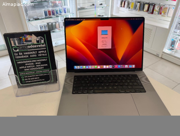 MacBook Pro M1 Max 16"/32GB/1TB ssd/1 hónap gar./Akku 90%/EU.Bill./p46