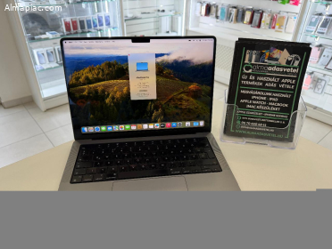 MacBook Pro M2 14" Használt/16GB/512ssd/1-3 hónap gar./Akku 88%/p4564