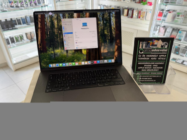 MacBook Pro M3 16" 18C GPU/18GB/Újszerű/2026.11.15.Gar./Akku 93%/p4794